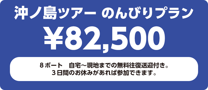 沖ノ島ツアー のんびりプラン¥82,500